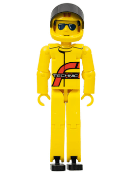 LEGO Technic Figure Yellow Legs Yellow Top (tech032a) minifigure