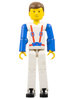 LEGO Technic Figure White Legs (tech041) minifigure
