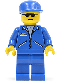 LEGO Jacket Blue (tel004) minifigure