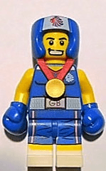 LEGO Brawny Boxer Team GB (Minifigure Only without Stand and Accessories) (tgb001) Collectible Minifigures Minifigure