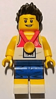 LEGO Relay Runner Team GB (Minifigure Only without Stand and Accessories) (tgb003) Collectible Minifigures Minifigure