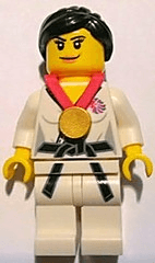 LEGO Judo Fighter Team GB (Minifigure Only without Stand and Accessories) (tgb004) minifigure
