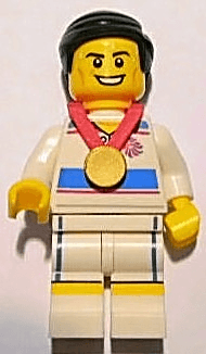 LEGO Tactical Tennis Player Team GB (Minifigure Only without Stand and Accessorie (tgb005) Collectible Minifigures Minifigure