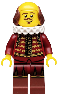 LEGO William Shakespeare The LEGO Movie (Minifigure Only without Stand and Access (tlm008) Collectible Minifigures Minifigure