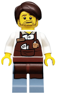 LEGO Larry the Barista The LEGO Movie (Minifigure Only without Stand and Accessories) (tlm010) minifigure