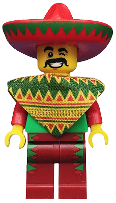 LEGO Taco Tuesday Guy The LEGO Movie (Minifigure Only without Stand and Accessori (tlm012) Collectible Minifigures Minifigure