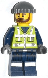 LEGO Garbage Man Grant (tlm050) Scooby-Doo Minifigure