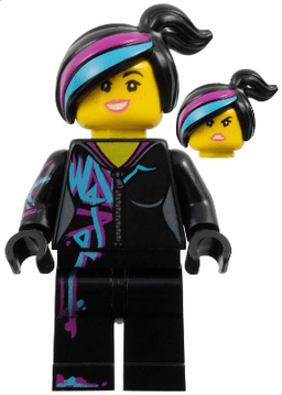 LEGO Lucy Wyldstyle with Magenta Lined Hoodie (tlm103) minifigure