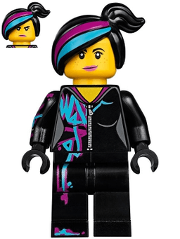 LEGO Lucy Wyldstyle with Magenta Lined Hoodie Smile / Angry (tlm115) minifigure