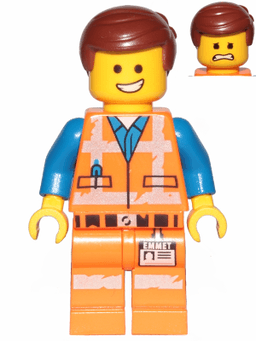 Emmet - Smile / Scared, Worn Uniform