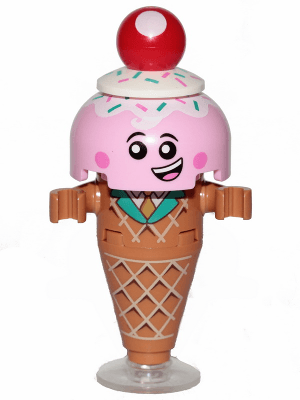 LEGO Ice Cream Cone (tlm127) The LEGO Movie 2 Minifigure