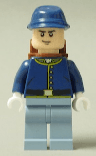 Cavalry Soldier - Backpack, Black Eyebrows, Crooked Smile