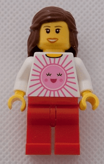LEGO LEGO Brand Store Female Pink Sun (tls005) minifigure