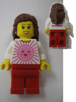 LEGO LEGO Brand Store Female Pink Sun (tls007) minifigure