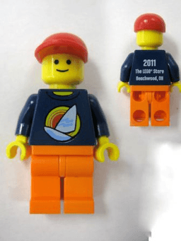 LEGO LEGO Brand Store Male Sailboat and Sun (tls009) minifigure