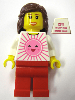 LEGO LEGO Brand Store Female Pink Sun (tls011) minifigure