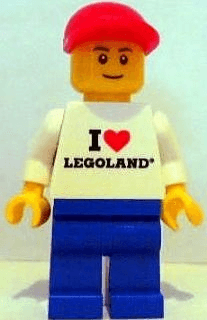 LEGO LEGO Brand Store Male I Heart LEGOLAND (tls018) Promotional Minifigure