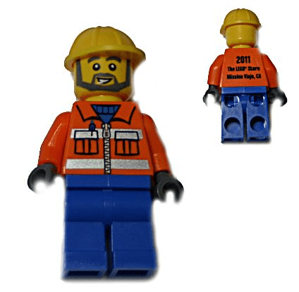 LEGO LEGO Brand Store Male Construction Worker (tls025) Promotional Minifigure