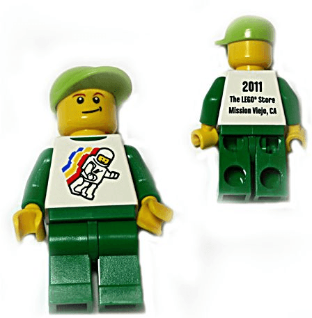 LEGO LEGO Brand Store Male Classic Space Minifigure Floating (tls027) Promotional Minifigure