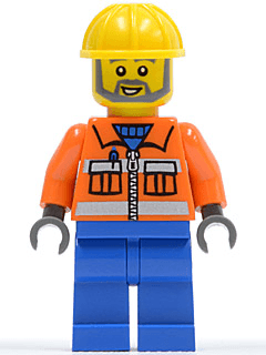 LEGO LEGO Brand Store Male Construction Worker (tls035) Promotional Minifigure