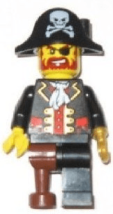 LEGO LEGO Brand Store Male Pirate Captain Brickbeard (tls037) minifigure