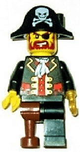LEGO LEGO Brand Store Male Pirate Captain Brickbeard (tls043) Promotional Minifigure