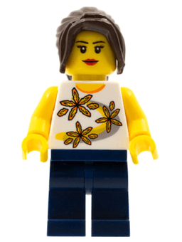 LEGO LEGO Brand Store Female Yellow Flowers (tls045) minifigure