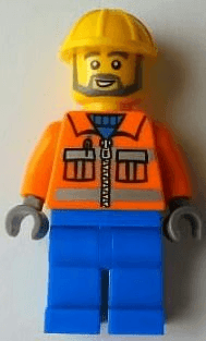 LEGO LEGO Brand Store Male Construction Worker (tls063) minifigure