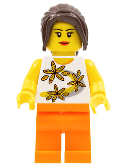 LEGO LEGO Brand Store Female Yellow Flowers (tls069) minifigure