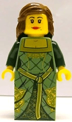 LEGO LEGO Brand Store Female Green Princess (no back printing) {Lille} (tls072) minifigure