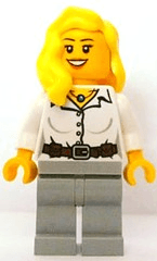 LEGO LEGO Brand Store Female Pharaoh's Quest Blouse with Buttons (tls078) minifigure