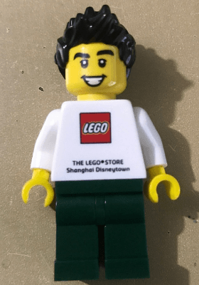 LEGO LEGO Brand Store Male THE LEGO STORE Shanghai Disneytown 1st Anniversary (tls093) Promotional Minifigure
