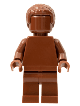 LEGO Everyone is Awesome Reddish Brown (Monochrome) (tls101) minifigure