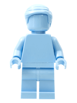 LEGO Everyone is Awesome Bright Light Blue (Monochrome) (tls108) Promotional Minifigure