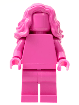 LEGO Everyone is Awesome Dark Pink (Monochrome) (tls110) minifigure