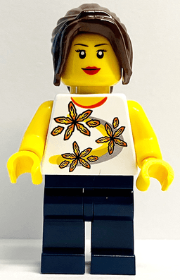 LEGO LEGO Brand Store Female Yellow Flowers (tls117) minifigure