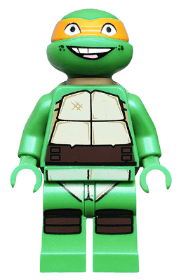 LEGO Michelangelo Grin (tnt012) Teenage Mutant Ninja Turtles Minifigure