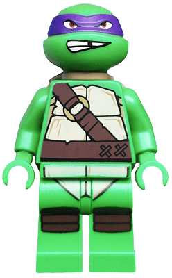LEGO Donatello Gritted Teeth (tnt017) Teenage Mutant Ninja Turtles Minifigure