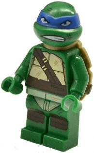 LEGO Leonardo Gritted Teeth Smudges (tnt024) Teenage Mutant Ninja Turtles Minifigure