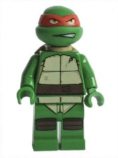 LEGO Raphael Gritted Teeth (tnt037) Teenage Mutant Ninja Turtles Minifigure