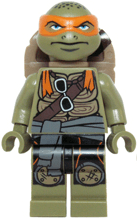 LEGO Michelangelo Frown (Movie Version) (tnt040) minifigure