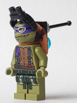 LEGO Donatello with Goggles and Pack (Movie Version) (tnt050) minifigure