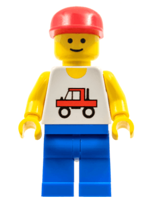 Trucker - Blue Legs, Red Cap