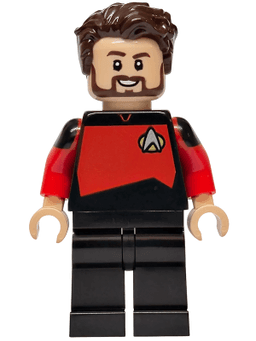 LEGO Commander William Riker (trek003) minifigure
