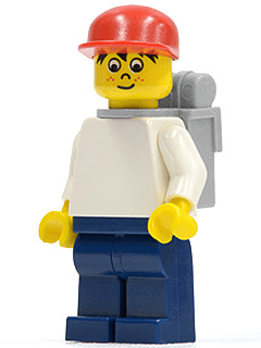 LEGO Timmy Red Cap (trn004) Town / City Minifigure