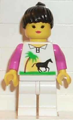 LEGO Horse and Palm (trn013) minifigure