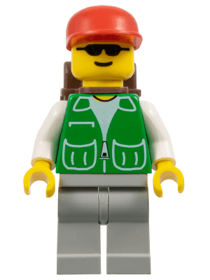 LEGO Jacket Green with 2 Large Pockets (trn029) Town / City Minifigure