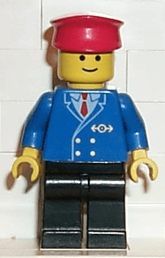 LEGO Railway Employee 1 (trn045) minifigure