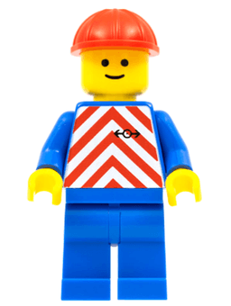 LEGO Red & White Stripes (trn049) minifigure