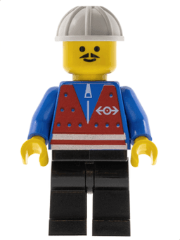 LEGO Red Vest and Zipper (trn053) minifigure